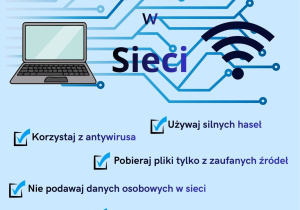 Prace - plakaty wykonanae na lekcji informatyki na Dzień Bezpiecznego Internetu 2026 (DBI 2026)