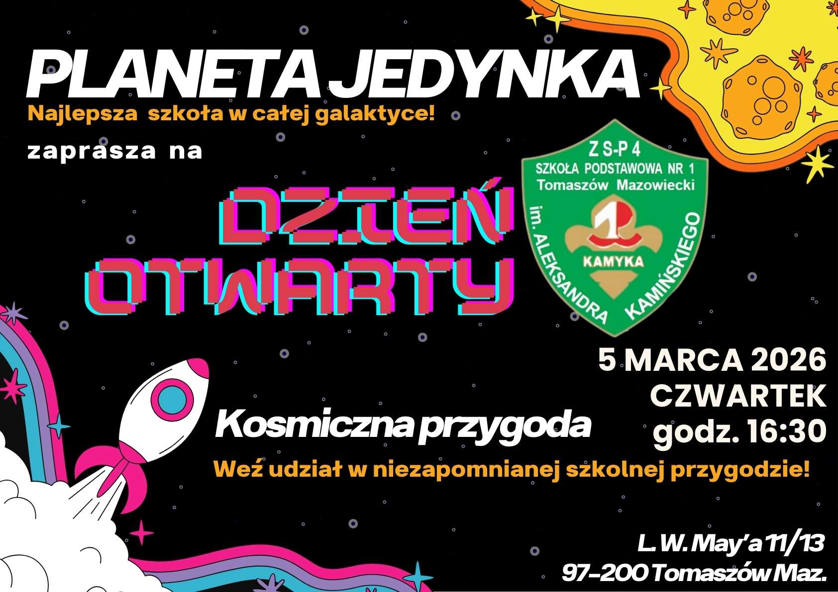 Kosmiczny Dzień Otwarty w JEDYNCE