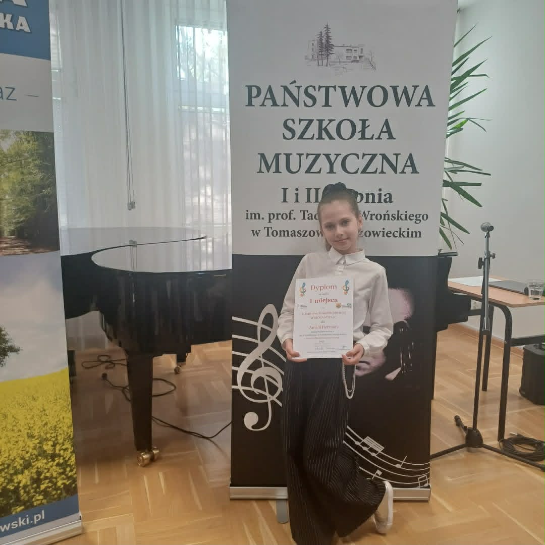 Uczennica - laureatka