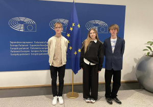 Uczniowie Jedynki w Parlamencie Europejskim