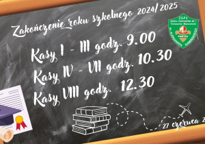 harmonogram zakończenia roku