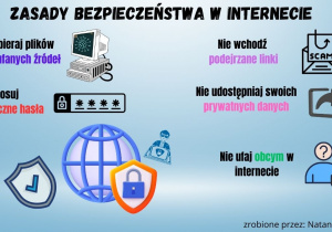Prace - plakaty wykonanae na lekcji informatyki na Dzień Bezpiecznego Internetu 2026 (DBI 2026)