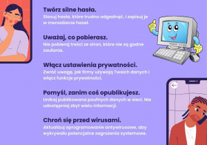 Prace - plakaty wykonanae na lekcji informatyki na Dzień Bezpiecznego Internetu 2026 (DBI 2026)