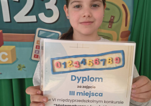 Międzyprzedszkolny konkurs "Matematyczne Łamigłówki"