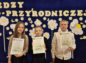 Uczniowie klas III po konkursie